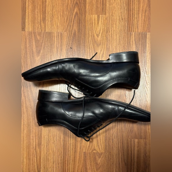Mr. B’s black dress shoes wore only 2x US 11.5-13 - Picture 2 of 8